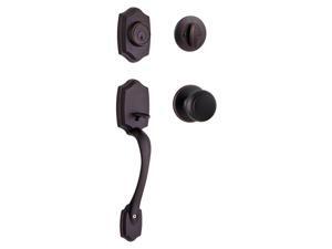 Kwikset feat. SmartKey Belleview 1 Cylinder Handleset w/ Cove Knob, Venetian Bronze 687BWXCV 11P SMT CP Kwikset feat. SmartKey Belleview 1 Cylinder Handleset w/ Cove Knob, Venetian Bronze 687BWXCV 11P SMT CP