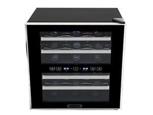 Whynter 18 Bottle Dual Zone Thermoelectric Wine Cooler Whynter 18 Bottle Dual Zone Thermoelectric Wine Cooler