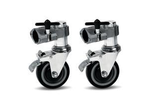 Drum Workshop DWCPRKCAST Rack Casters Single Brake, Chrome Drum Workshop DWCPRKCAST Rack Casters Single Brake, Chrome