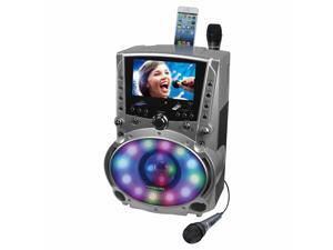 Karaoke USA - GF758 - KARAOKE USA GF758 DVD/CD+G/MP3+G Bluetooth(R) Karaoke System with 7 TFT Color Screen & LED Sync Karaoke USA - GF758 - KARAOKE USA GF758 DVD/CD+G/MP3+G Bluetooth(R) Karaoke System with 7 TFT Color Screen & LED Sync