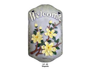 ''Magnolia" by Trendy Decor 4U Resin Sculpted Indoor/ Outdoor Plaques ''Magnolia" by Trendy Decor 4U Resin Sculpted Indoor/ Outdoor Plaques