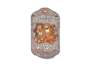 ''Bear Collector" by Trendy Decor 4U Resin Sculpted Indoor/ Outdoor Plaques ''Bear Collector" by Trendy Decor 4U Resin Sculpted Indoor/ Outdoor Plaques