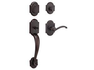 Kwikset feat. SmartKey Austin 1 Cylinder Handleset w/ Austin Lever, Venetian Bronze 800AUHXAUL 11P SMT CP Kwikset feat. SmartKey Austin 1 Cylinder Handleset w/ Austin Lever, Venetian Bronze 800AUHXAUL 11P SMT CP