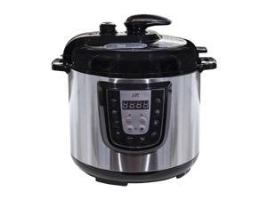 Electric Stainless Steel Pressure Cooker, 6 Qt. Electric Stainless Steel Pressure Cooker, 6 Qt.