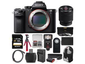 Sony Alpha A7S II 4K Wi-Fi Digital Camera Body with FE 28-70mm Lens + 64GB Card + Backpack + Flash + Battery & Charger + Tripod + Kit Sony Alpha A7S II 4K Wi-Fi Digital Camera Body with FE 28-70mm Lens + 64GB Card + Backpack + Flash + Battery & Charger + Tripod + Kit