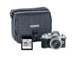 Olympus OM-D E-M10 Mark III Mirrorless Micro Four Thirds Digital Camera with 14-42mm EZ Lens - Silver V207072SU010 Olympus OM-D E-M10 Mark III Mirrorless Micro Four Thirds Digital Camera with 14-42mm EZ Lens - Silver V207072SU010