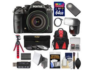 Pentax K-1 Mark II Full Frame Wi-Fi Digital SLR Camera & FA 28-105mm Lens with 64GB Card + Battery + Flash + Backpack + Tripod + Kit Pentax K-1 Mark II Full Frame Wi-Fi Digital SLR Camera & FA 28-105mm Lens with 64GB Card + Battery + Flash + Backpack + Tripod + Kit