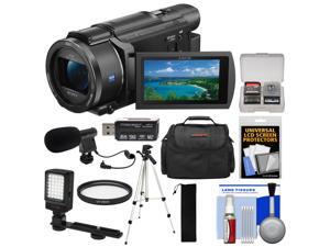 Sony Handycam FDR-AX53 Wi-Fi 4K Ultra HD Video Camera Camcorder with LED Light + Microphone + Case + Tripod + Kit Sony Handycam FDR-AX53 Wi-Fi 4K Ultra HD Video Camera Camcorder with LED Light + Microphone + Case + Tripod + Kit