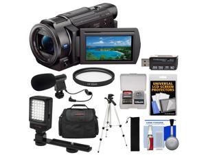 Sony Handycam FDR-AX33 Wi-Fi 4K Ultra HD Video Camera Camcorder with LED Video Light + Microphone + Case + Tripod + Kit Sony Handycam FDR-AX33 Wi-Fi 4K Ultra HD Video Camera Camcorder with LED Video Light + Microphone + Case + Tripod + Kit