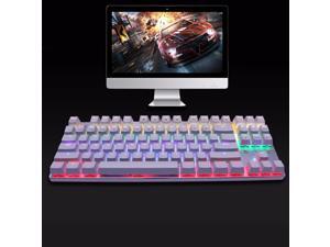Metoo Genuine LED Backlit Gaming Mechanical Keyboard 87/104 keys Blue/Black Switch Metal Anti-ghosting Keyboard Russian sticker Metoo Genuine LED Backlit Gaming Mechanical Keyboard 87/104 keys Blue/Black Switch Metal Anti-ghosting Keyboard Russian sticker