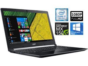 Acer Aspire 5 A515 15.6" FHD 2GB Nvidia MX150 Gaming Laptop, 8th Gen Quad-Core i7 8550U upto 4.0GHz, 8GB RAM, 128GB NVMe SSD + 1TB HDD, USB C 3.1, Acer TrueHarmony, BT 4.0, AC WIFI, Windows 10 Pro Acer Aspire 5 A515 15.6" FHD 2GB Nvidia MX150 Gaming Laptop, 8th Gen Quad-Core i7 8550U upto 4.0GHz, 8GB RAM, 128GB NVMe SSD + 1TB HDD, USB C 3.1, Acer TrueHarmony, BT 4.0, AC WIFI, Windows 10 Pro