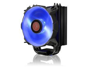 RAIJINTEK LETO B Slim CPU cooler with 12025 Blue LED PWM fan and black coating RAIJINTEK LETO B Slim CPU cooler with 12025 Blue LED PWM fan and black coating