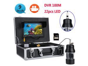 9 Inch Color Screen 100m Professional Underwater Fishing Video Camera Fish Finder Waterproof 22 LEDs 360 Degree Rotating Camera 9 Inch Color Screen 100m Professional Underwater Fishing Video Camera Fish Finder Waterproof 22 LEDs 360 Degree Rotating Camera