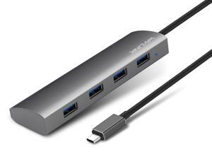 Wavlink 4 Ports USB 3.1 Type-C to USB 3.0 Hub 5Gbps Transmission Rates Aluminum Design Multi-function USB Dock Hot Swapping Support for Mac Ultra-Slim Desktop- Gray model : 3047C Wavlink 4 Ports USB 3.1 Type-C to USB 3.0 Hub 5Gbps Transmission Rates Aluminum Design Multi-function USB Dock Hot Swapping Support for Mac Ultra-Slim Desktop- Gray model : 3047C