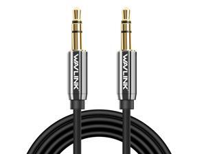 Wavlink 3.5mm Male to Male Stereo Audio Cable, Aux Audio Stereo cable 6.6 Ft /2 M, with Gold Plated Connectors for Apple, Android Smartphones, Tablet and MP3 Players Reduce Signal Loss and Noise Wavlink 3.5mm Male to Male Stereo Audio Cable, Aux Audio Stereo cable 6.6 Ft /2 M, with Gold Plated Connectors for Apple, Android Smartphones, Tablet and MP3 Players Reduce Signal Loss and Noise