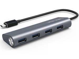 Wavlink 4 Ports USB 3.1 Type-C to USB 3.0 Hub 5Gbps Transmission Rates Aluminum Design Multi-function USB Dock Hot Swapping Support for Mac Ultra-Slim Desktop- Gray model : 3048C Wavlink 4 Ports USB 3.1 Type-C to USB 3.0 Hub 5Gbps Transmission Rates Aluminum Design Multi-function USB Dock Hot Swapping Support for Mac Ultra-Slim Desktop- Gray model : 3048C
