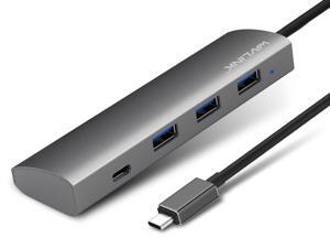 Wavlink 4 Ports USB 3.1 Type-C to USB 3.0 Hub ( 3 ports USB A 3.0 + 1 USB C Port ) Aluminum Design with 5V 4A US Adapter Super Speed to 5Gbps Multi-function Hot Swapping Support for Mac and Windows Wavlink 4 Ports USB 3.1 Type-C to USB 3.0 Hub ( 3 ports USB A 3.0 + 1 USB C Port ) Aluminum Design with 5V 4A US Adapter Super Speed to 5Gbps Multi-function Hot Swapping Support for Mac and Windows