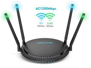 Wavlink 1200Mbps Wireless Router , Dual Band 2.4GHz & 5GHz IEEE 802.11ac/a/n/g/b Gigabit Ethernet WiFi Router - Share 4 x 5dBi High Power Antennas WPS & IP Qos, Smart Mobile APP Management Wavlink 1200Mbps Wireless Router , Dual Band 2.4GHz & 5GHz IEEE 802.11ac/a/n/g/b Gigabit Ethernet WiFi Router - Share 4 x 5dBi High Power Antennas WPS & IP Qos, Smart Mobile APP Management