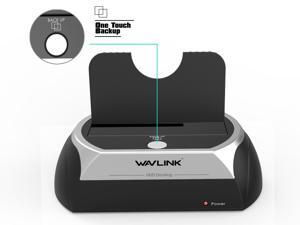 Wavlink USB Hard Drive Docking Station SATA I/II/III External Hard Docking Station For 2.5/3.5 inch HDD/SSD , HDD/SSD External Storage Enclosures Adapter Tool Free/One Touch Support UASP & up to 8TB Wavlink USB Hard Drive Docking Station SATA I/II/III External Hard Docking Station For 2.5/3.5 inch HDD/SSD , HDD/SSD External Storage Enclosures Adapter Tool Free/One Touch Support UASP & up to 8TB