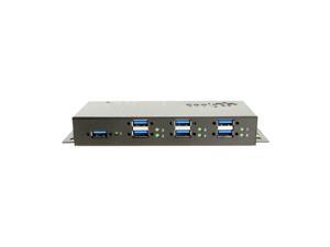 Coolgear 7 Port USB 3.1 Gen1 Metal Hub w/15KV ESD Surge Protection and Power Adapter Coolgear 7 Port USB 3.1 Gen1 Metal Hub w/15KV ESD Surge Protection and Power Adapter