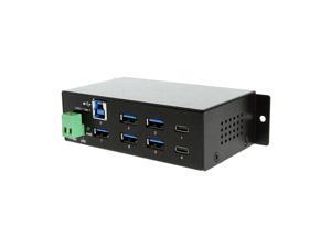 Coolgear USB-C 7 Port Hub 2 USB 3.1 Type-C Ports 5 USB 3.1 Type A Ports - DIN Rail - Surge Protection 5Gbps Coolgear USB-C 7 Port Hub 2 USB 3.1 Type-C Ports 5 USB 3.1 Type A Ports - DIN Rail - Surge Protection 5Gbps