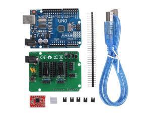 Geekcreit UNO R3 Board ZUM Scan Shield Expansion Open Source Kit For DIY Ciclop 3D Printer Scanner Geekcreit UNO R3 Board ZUM Scan Shield Expansion Open Source Kit For DIY Ciclop 3D Printer Scanner
