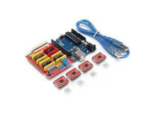 3D printer Kit for Arduino CNC Shield V3+UNO R3+A4988*4 GRBL Compatible 3D printer Kit for Arduino CNC Shield V3+UNO R3+A4988*4 GRBL Compatible