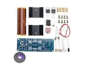 DIY Mini Music Tesla Coil Kit DC 15-24V 2A ZVS Plasma Horn Speaker Single Tube DIY Mini Music Tesla Coil Kit DC 15-24V 2A ZVS Plasma Horn Speaker Single Tube