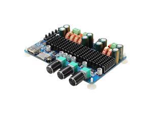 SANWU SW-HF41 Wireless Bluetooth Digital 2.1 Channel Amplifier Board 50W+50W Stereo Output 100W Bass Output USB TF Card Decoding Play 12-26V DC SANWU SW-HF41 Wireless Bluetooth Digital 2.1 Channel Amplifier Board 50W+50W Stereo Output 100W Bass Output USB TF Card Decoding Play 12-26V DC