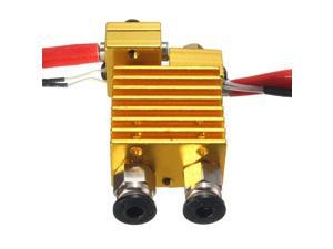 Dual Head Extruder V6 Hot End Extruder With Wire For 3D Printer Dual Head Extruder V6 Hot End Extruder With Wire For 3D Printer