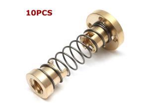 10pcs Geekcreit T8 Anti-Backlash Spring Loaded Nut For 8mm Acme Threaded Rod Lead Screws 10pcs Geekcreit T8 Anti-Backlash Spring Loaded Nut For 8mm Acme Threaded Rod Lead Screws