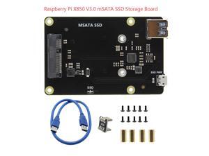 Raspberry Pi 3 Model B+ X850 V3.0 mSATA SSD USB 3.0 Storage Expansion Board Compatible with Raspberry Pi 3 B+/3B/2B/B+ Raspberry Pi 3 Model B+ X850 V3.0 mSATA SSD USB 3.0 Storage Expansion Board Compatible with Raspberry Pi 3 B+/3B/2B/B+