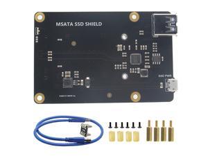 Raspberry Pi 3 Model B+ X850 V3.1 mSATA SSD Shield USB 3.0 Storage Expansion Board Compatible with Raspberry Pi 3 B+/3B/2B/B+ Raspberry Pi 3 Model B+ X850 V3.1 mSATA SSD Shield USB 3.0 Storage Expansion Board Compatible with Raspberry Pi 3 B+/3B/2B/B+