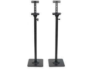 VideoSecu 2 Adjustable Height Universal Floor Speaker Stands Mounts Heavy Duty Surround Sound Satellite Small Bookshelf Speakers Stand BXX VideoSecu 2 Adjustable Height Universal Floor Speaker Stands Mounts Heavy Duty Surround Sound Satellite Small Bookshelf Speakers Stand BXX