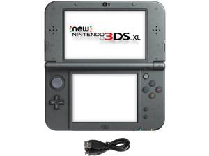 New Nintendo 3DS XL Black Console and USB Charge USB Cable New Nintendo 3DS XL Black Console and USB Charge USB Cable