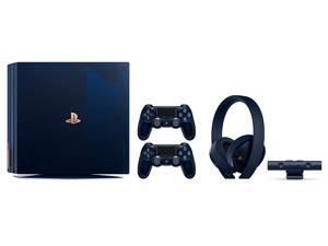 Playstation 4 PRO 500 Million Limited Edition Complete Collection: Translucent Blue 2TB Playstation 4 Pro Bundle (Limited to 50,000 Units Worldwide) with Extra Wireless Controller and Headset Playstation 4 PRO 500 Million Limited Edition Complete Collection: Translucent Blue 2TB Playstation 4 Pro Bundle (Limited to 50,000 Units Worldwide) with Extra Wireless Controller and Headset