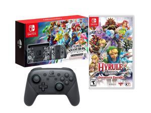 Nintendo Switch Epic Hero Characters Bundle: Super Smash Bros., Hyrule Warriors, Limited Edition Switch SSB 32GB Console with Extra Official Pro Controller Nintendo Switch Epic Hero Characters Bundle: Super Smash Bros., Hyrule Warriors, Limited Edition Switch SSB 32GB Console with Extra Official Pro Controller