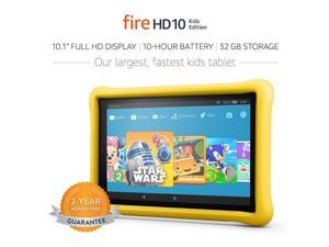All-New Fire HD 10 Kids Edition Tablet,10.1" 1080p Full HD Display,32 GB -Yellow All-New Fire HD 10 Kids Edition Tablet,10.1" 1080p Full HD Display,32 GB -Yellow