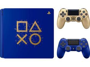 Playstation PS4 Days of Play Limited Edition Gaming Bundle: Days of Play PS4 Slim 1TB Console with Limited Edition Controller DualShock 4 Wireless and Extra Gold Wireless Controller Playstation PS4 Days of Play Limited Edition Gaming Bundle: Days of Play PS4 Slim 1TB Console with Limited Edition Controller DualShock 4 Wireless and Extra Gold Wireless Controller