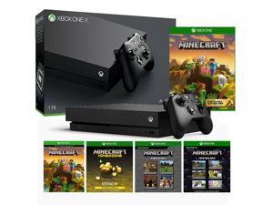 Microsoft Xbox One X 1TB Minecraft Starter Pack & Creators Pack Bundle Microsoft Xbox One X 1TB Minecraft Starter Pack & Creators Pack Bundle