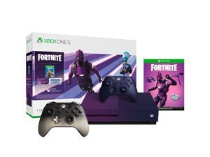 Microsoft - Xbox One S 1TB Fortnite Gradient Purple Special Edition Console Bundle with Extra Phantom Black Controller Microsoft - Xbox One S 1TB Fortnite Gradient Purple Special Edition Console Bundle with Extra Phantom Black Controller