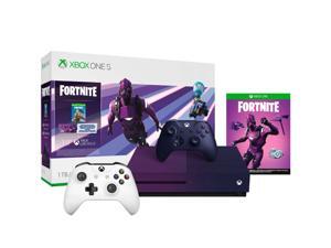 Microsoft - Xbox One S 1TB Fortnite Gradient Purple Special Edition Console Bundle with Extra White Controller Microsoft - Xbox One S 1TB Fortnite Gradient Purple Special Edition Console Bundle with Extra White Controller