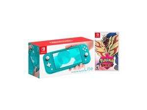 2019 New Nintendo Switch Lite Turquoise Bundle with Pokémon Shield NS Game Disc - 2019 New Game! 2019 New Nintendo Switch Lite Turquoise Bundle with Pokémon Shield NS Game Disc - 2019 New Game!