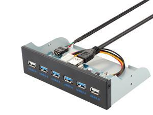 5.25 in USB 3.0 Front Panel Motherboard 20Pin Header for Desktop PC 5.25" CD-ROM Optical Drive Expansion Bay (2* USB2.0, 4* USB3.0) 5.25 in USB 3.0 Front Panel Motherboard 20Pin Header for Desktop PC 5.25" CD-ROM Optical Drive Expansion Bay (2* USB2.0, 4* USB3.0)