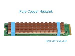 RIITOP Pure Copper M.2 NGFF NVMe Heatsink with Thermal Pad for PCIE NVME M.2 SSD or SATA M.2 SSD as Samsung SM951 SM961 950PRO XP9410 RIITOP Pure Copper M.2 NGFF NVMe Heatsink with Thermal Pad for PCIE NVME M.2 SSD or SATA M.2 SSD as Samsung SM951 SM961 950PRO XP9410