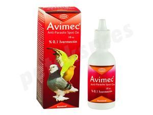 Avimec 10ml Mite/flea/tick Control 1 Ivermectin Spot on Drops for Cage Birds Avimec 10ml Mite/flea/tick Control 1 Ivermectin Spot on Drops for Cage Birds