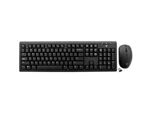 V7 CKW200US-E Black USB Wireless Keyboard and Mouse Combo - US V7 CKW200US-E Black USB Wireless Keyboard and Mouse Combo - US