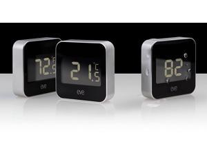 Eve Degree - Connected Weather Station with Apple HomeKit technology for tracking temperature, humidity & air pressure, IPX3 water resistance, LCD display, Bluetooth Low Energy Eve Degree - Connected Weather Station with Apple HomeKit technology for tracking temperature, humidity & air pressure, IPX3 water resistance, LCD display, Bluetooth Low Energy