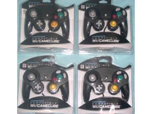 Lot of 4 Controllers for Nintendo GameCube or Wii -- BLACK Lot of 4 Controllers for Nintendo GameCube or Wii -- BLACK