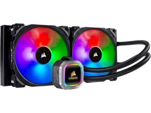 CORSAIR HYDRO Series H115i RGB PLATINUM AIO Liquid CPU Cooler, 280mm Radiator, Dual 140mm ML Series PRO RGB PWM Fans, RGB Lighting and Fan Software Control, Intel 115x/2066 and AMD AM4/TR4 compatible CORSAIR HYDRO Series H115i RGB PLATINUM AIO Liquid CPU Cooler, 280mm Radiator, Dual 140mm ML Series PRO RGB PWM Fans, RGB Lighting and Fan Software Control, Intel 115x/2066 and AMD AM4/TR4 compatible